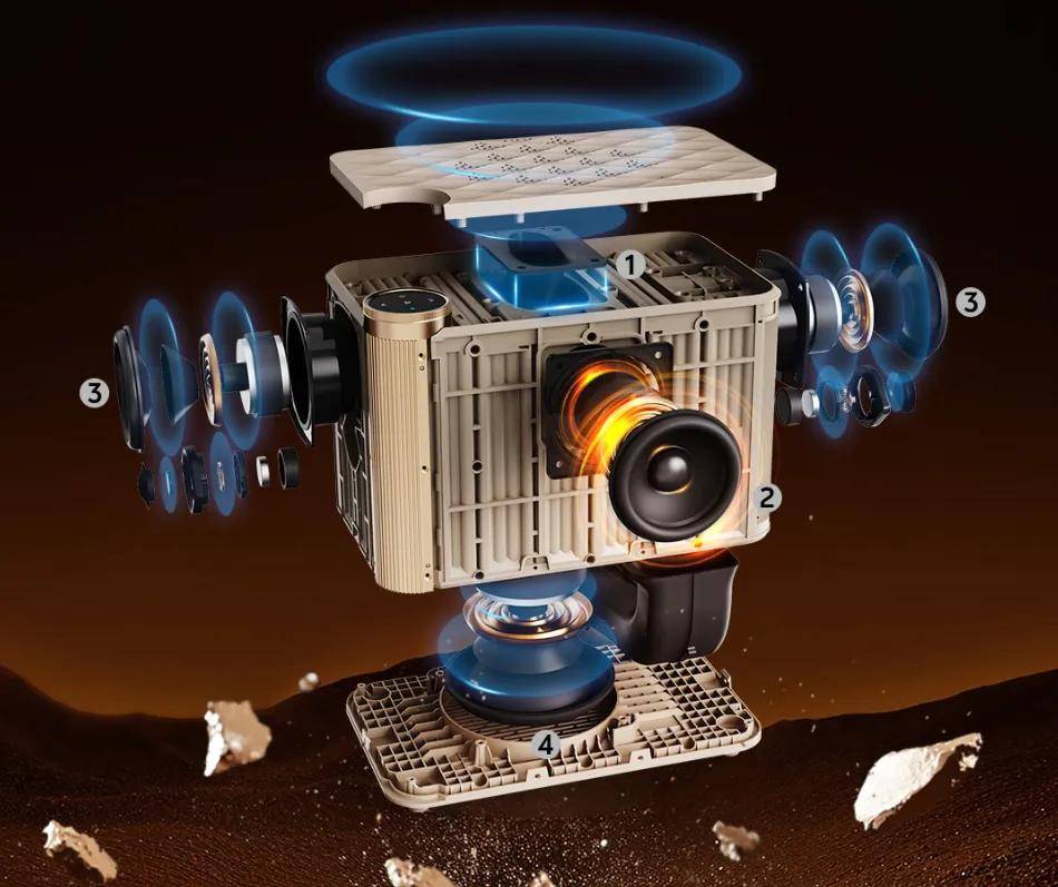 新玩具到手，支持全景声的无线音箱你见过吗？