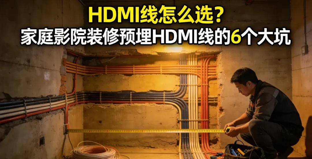 HDMI线怎么选？家庭影院装修预埋HDMI线的6个大坑