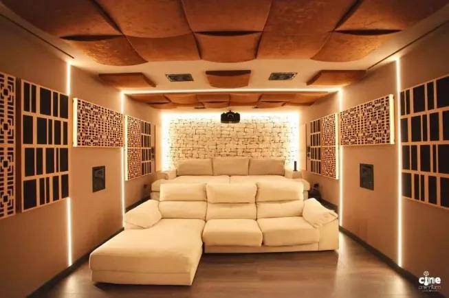 西班牙伊维萨岛顶奢 7.2.4 全景声影院案例，全套Miller & Kreisel音响系统 