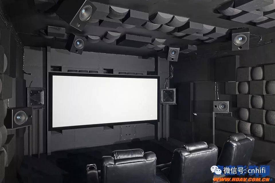 国外烧友的“炮墙”全景声家庭影院 
